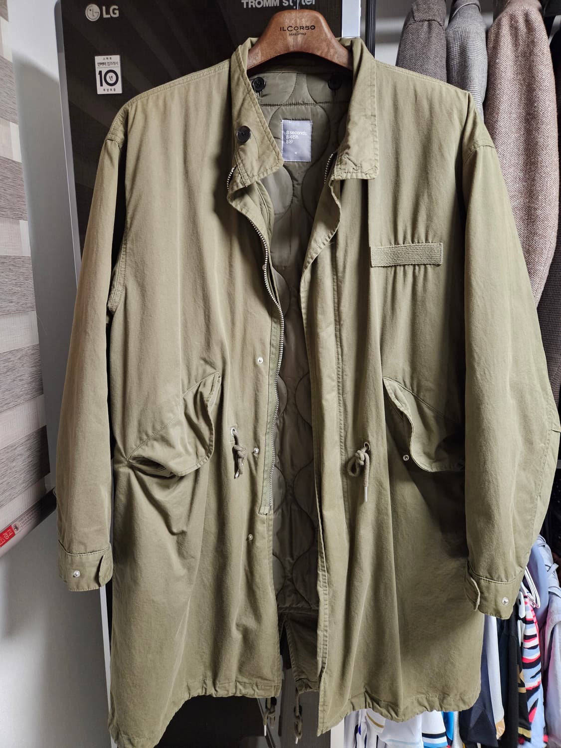 (M) 에잇세컨즈 개파카 카키 상품이미지1