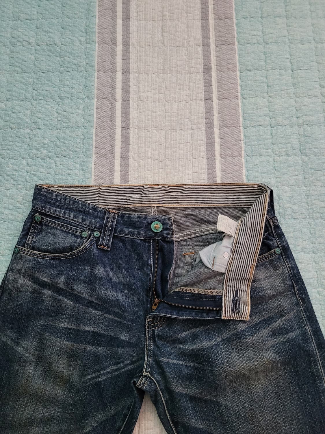 리바이스 LH523 럭셔리헤리티지 빈티지워싱 스트레이트진 32사이즈 상품이미지2