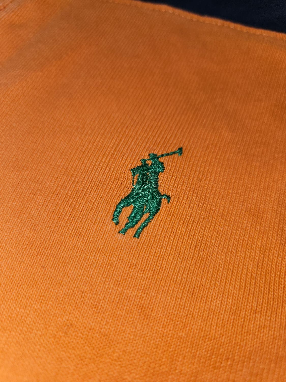 폴로 랄프로렌 럭비티 USA 미국 빈티지 카라티 오렌지 M 상품이미지2