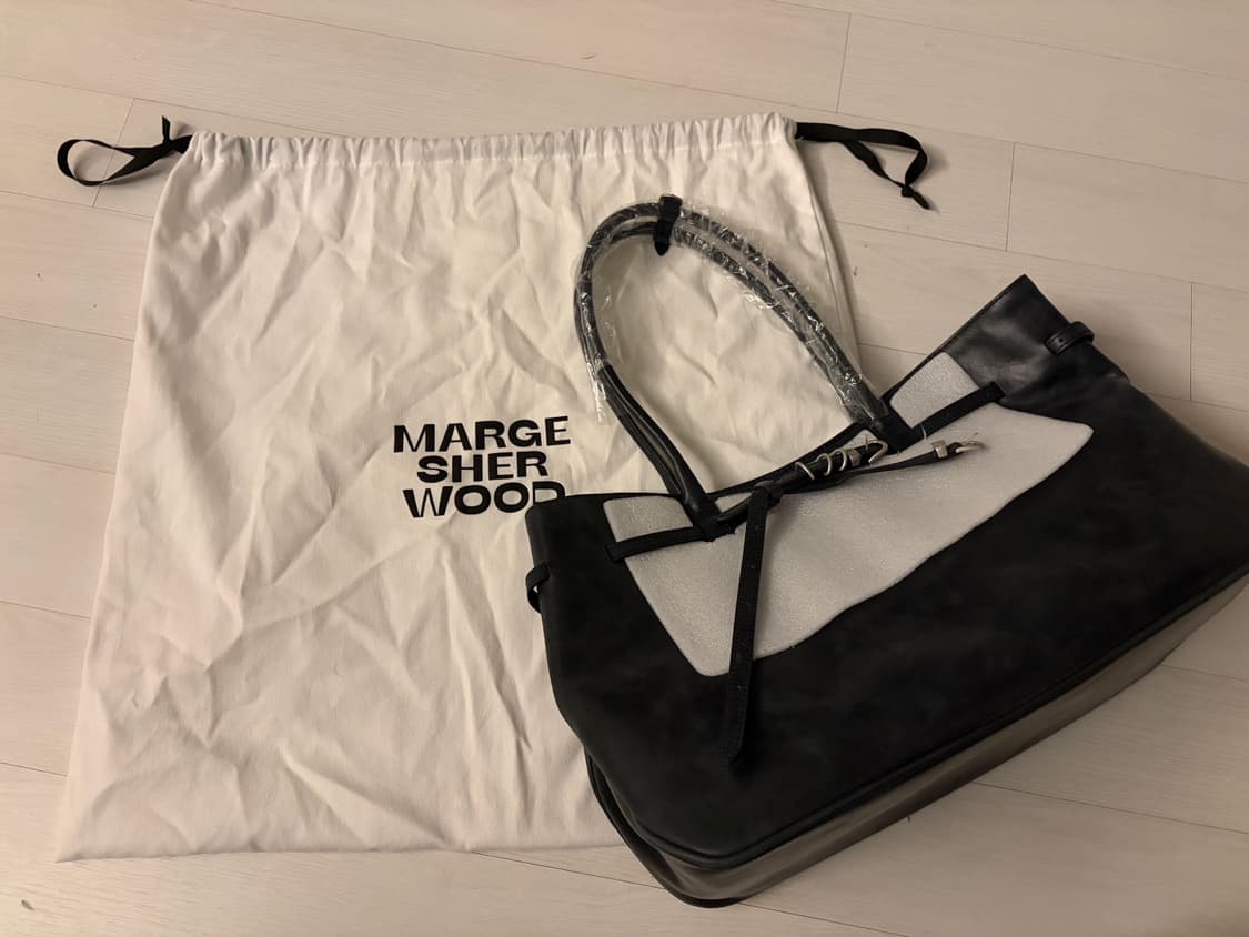 마지셔우드 GRANDMA USED BAG LARGE_navy pull-u 상품이미지5