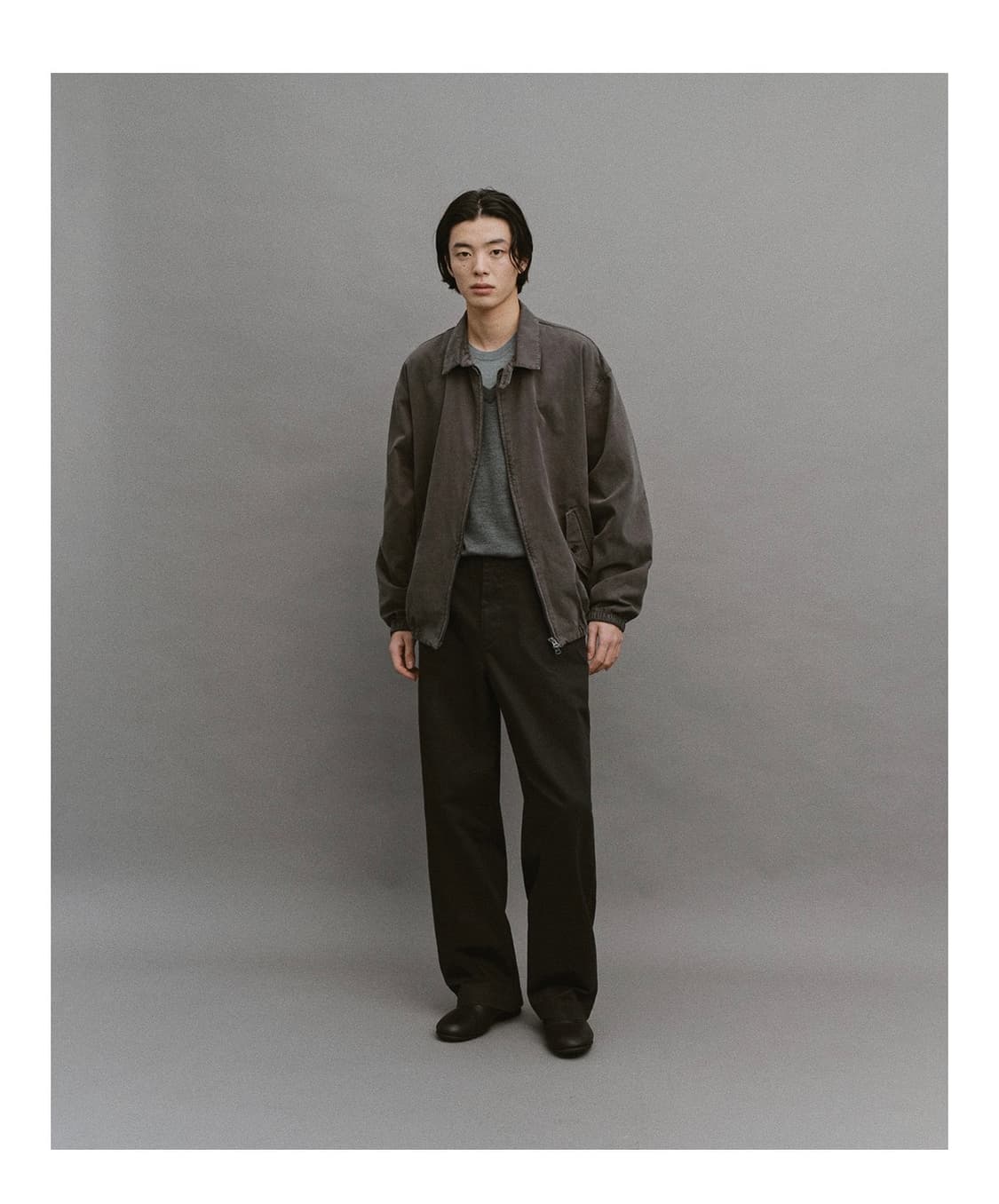 [2] 어나더오피스 80s overdyed blouson pewter 상품이미지7