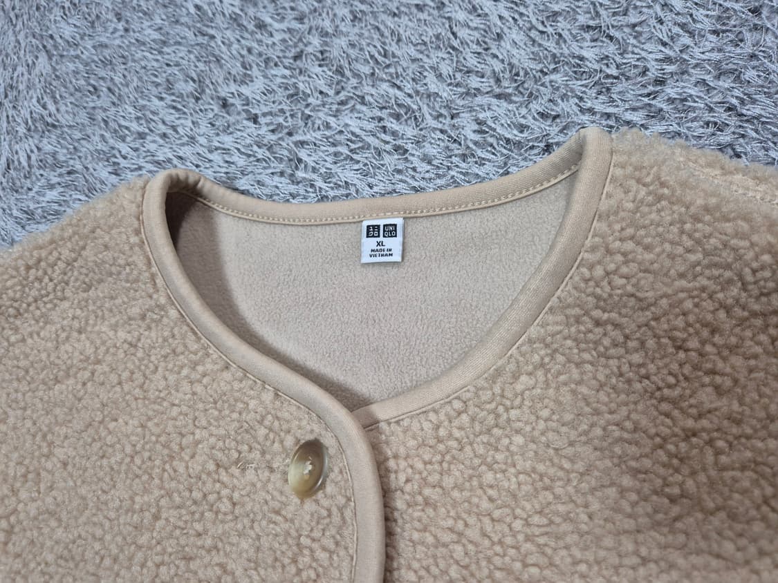 유니클로 여성 보아후리스 가디건 XL 상품이미지2