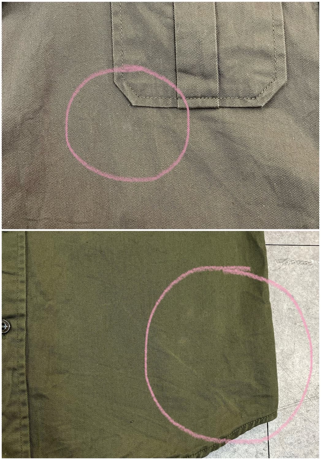 알파인더스트리 셔츠 카키 M #csz2996 상품이미지5