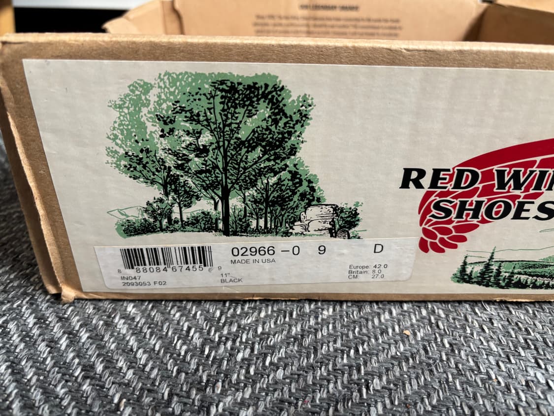 Red wing 레드윙 2966 ( 현행 x) 500개 한정발매 모델 상품이미지3