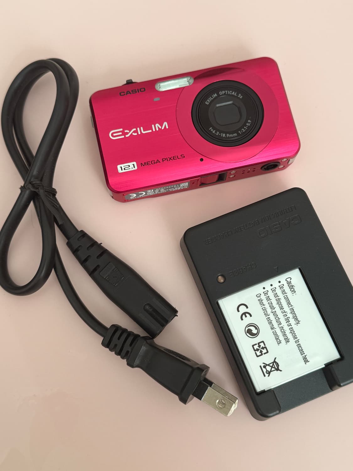카시오 엑슬림 디카 ex-z90 핑크 상품이미지1