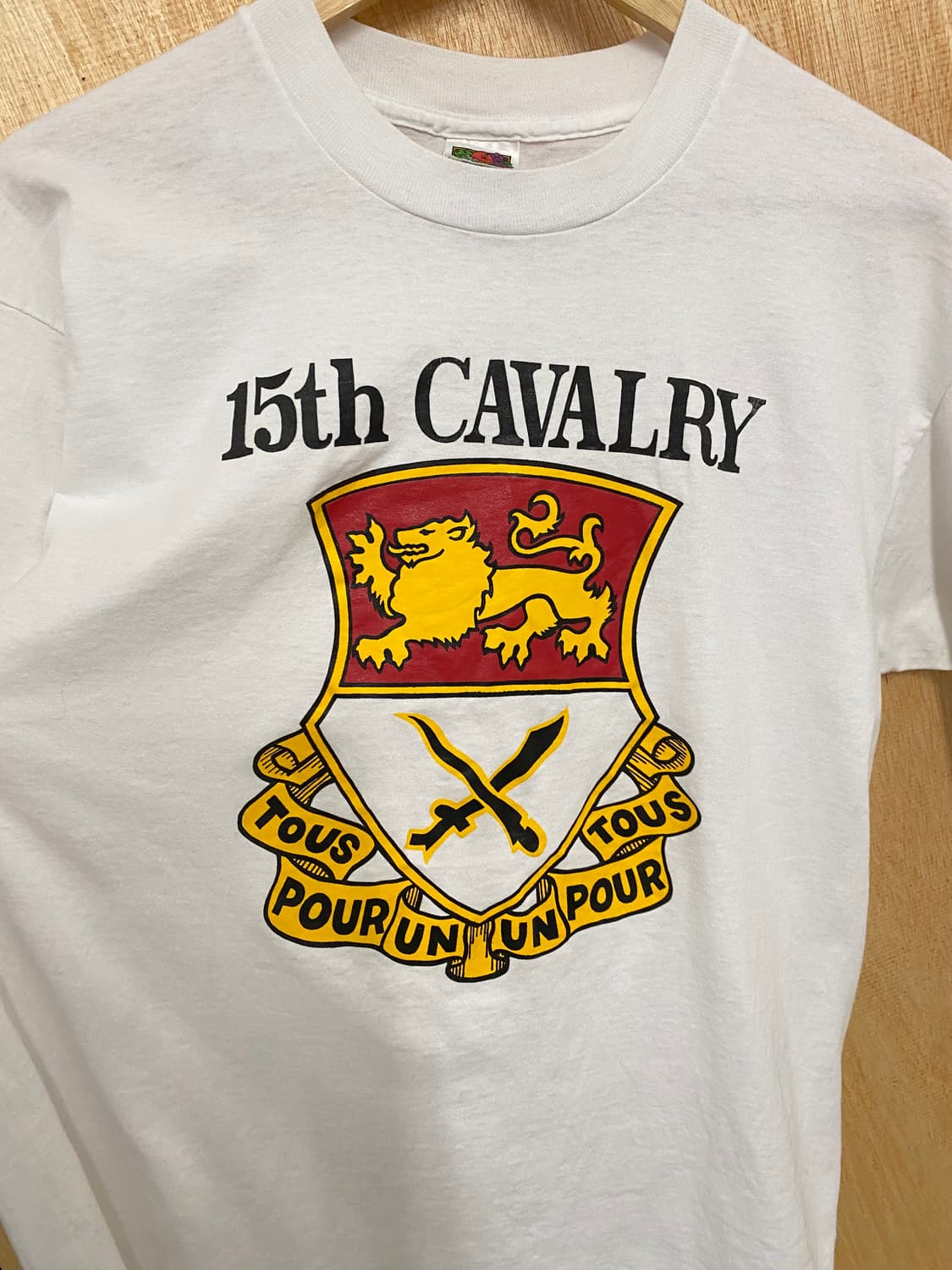90s U.S ARMY 15th cavalry regiment 미육군 티 상품이미지3