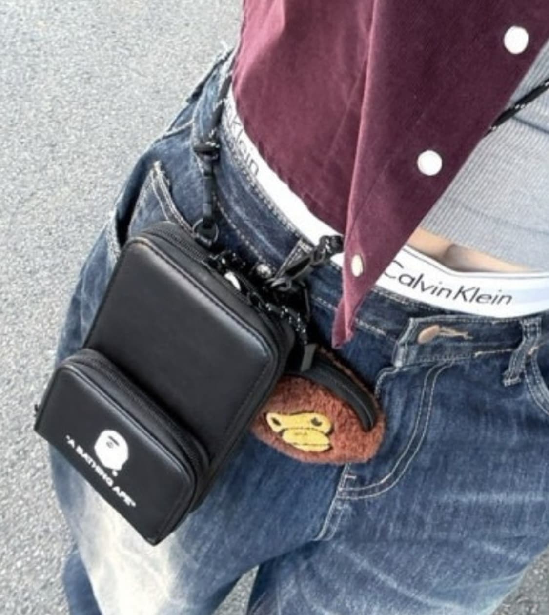 베이프 미니백 크로스백 (키링포함) 새상품 정품 상품이미지1