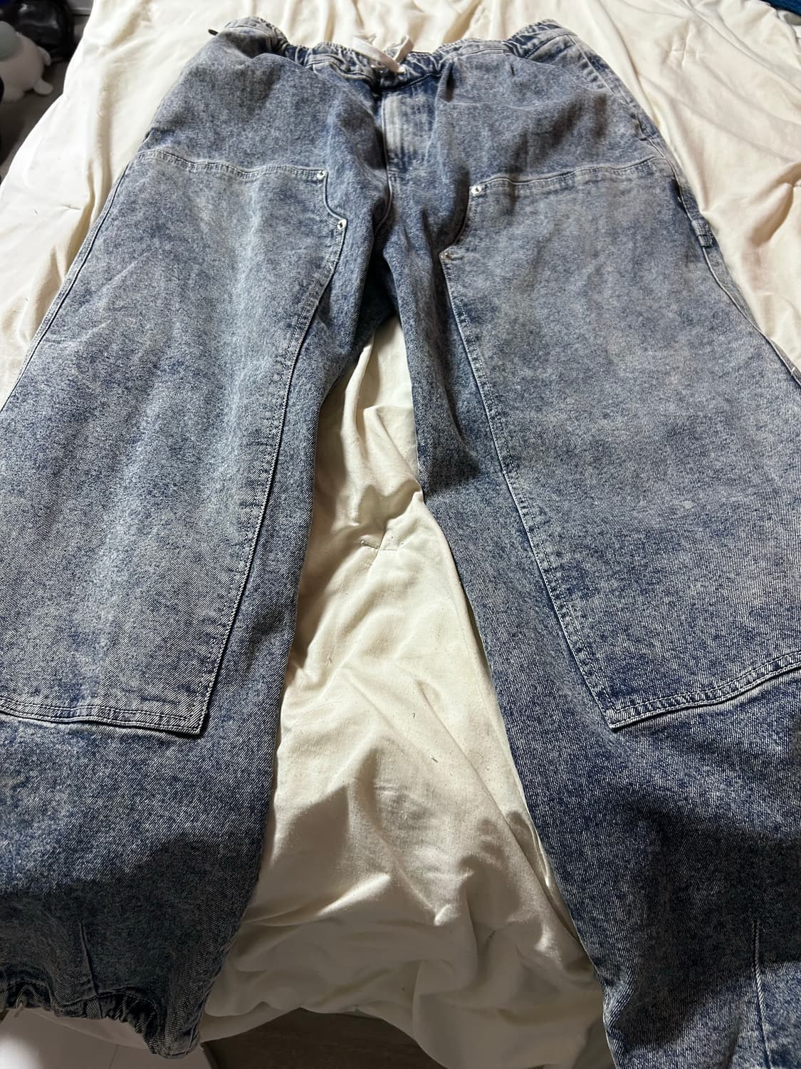 DC 스케이트보드 워싱 밴딩 데님팬츠  상품이미지2