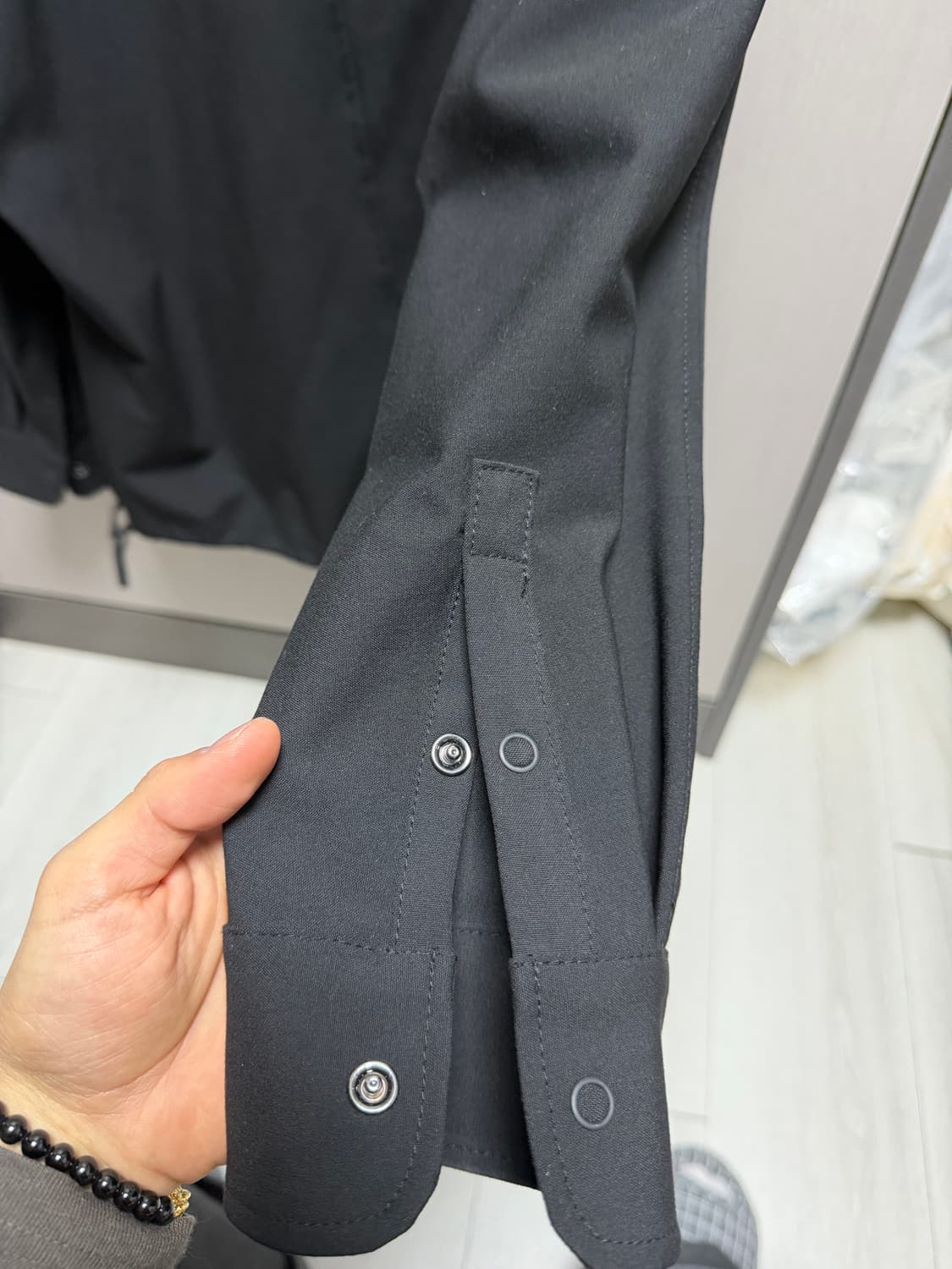 S) 유니클로 X Theory 블랙 셔츠 재킷 상품이미지8