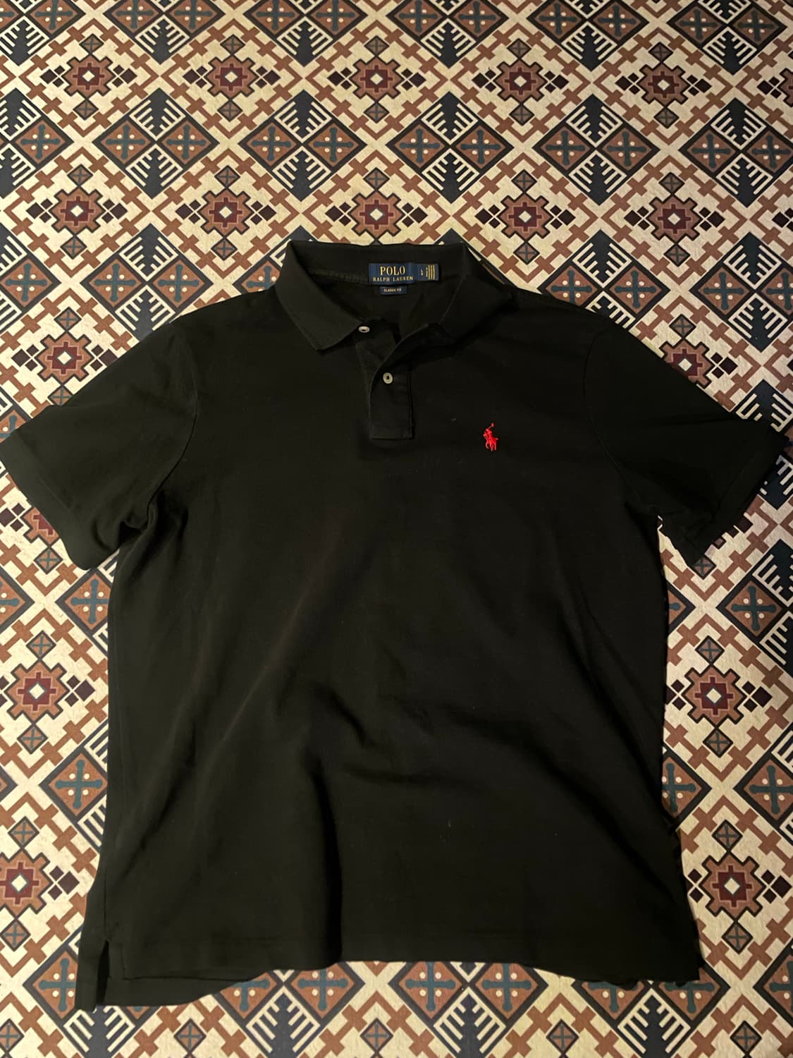 폴로 카라 티셔츠 반팔 L / Black 상품이미지1