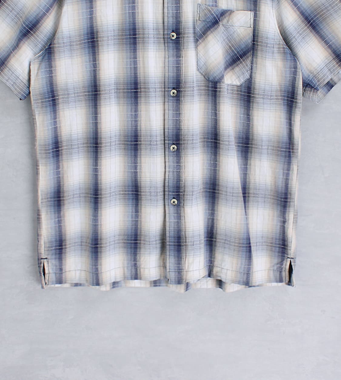 PJ'S _ check cotton shirt _S4364 상품이미지4