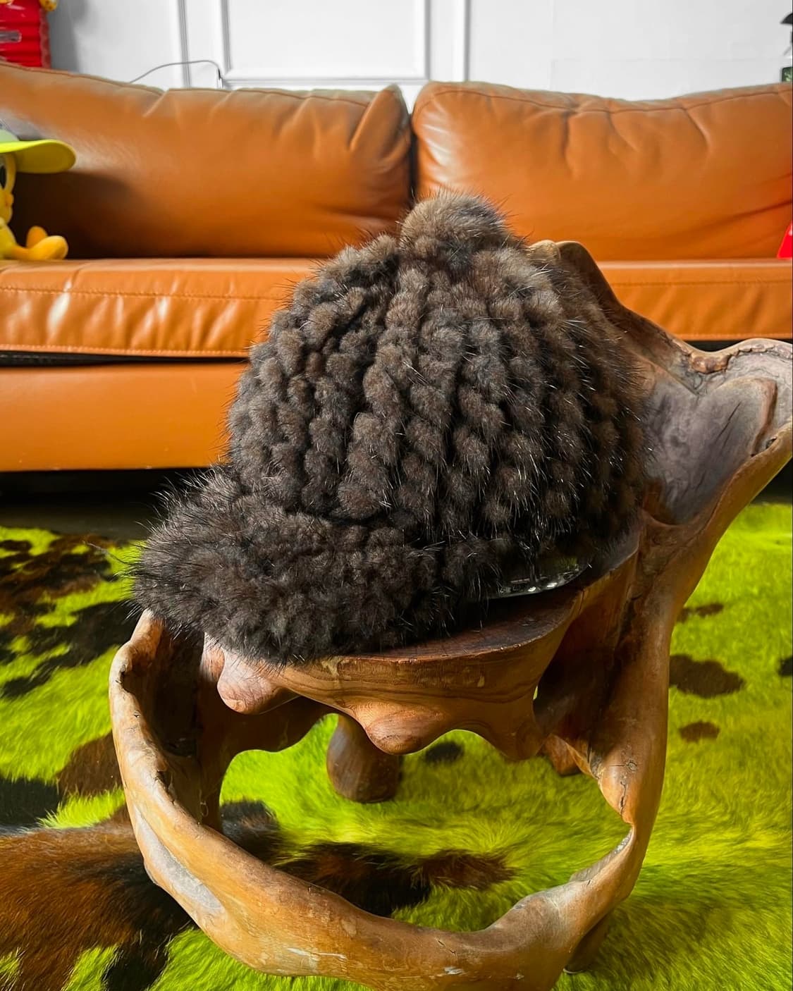 Vintage Real Mink Fur Hat 상품이미지3
