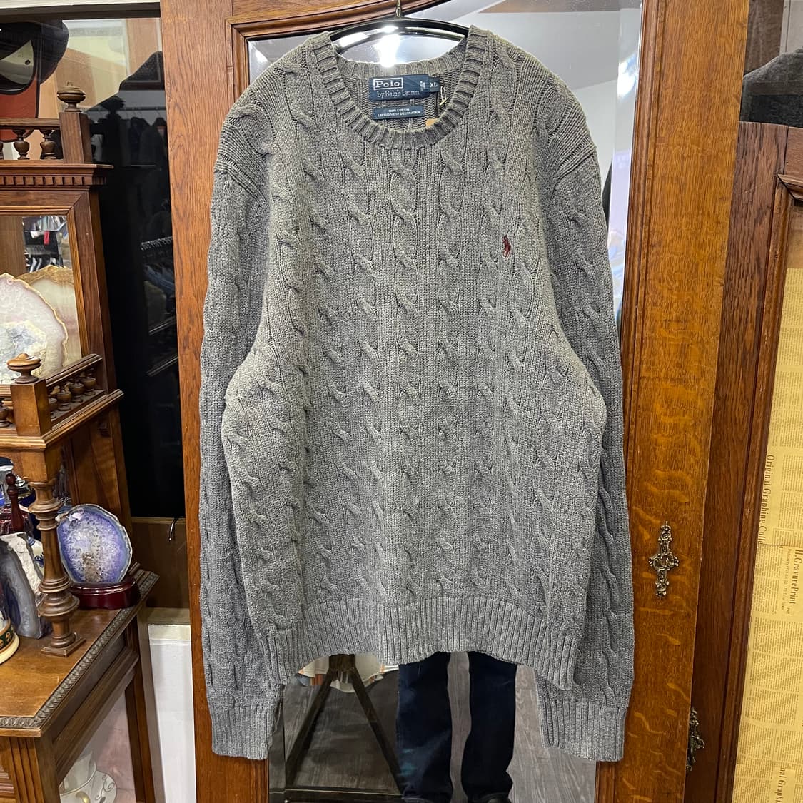 폴로 꽈배기 니트 상품이미지2