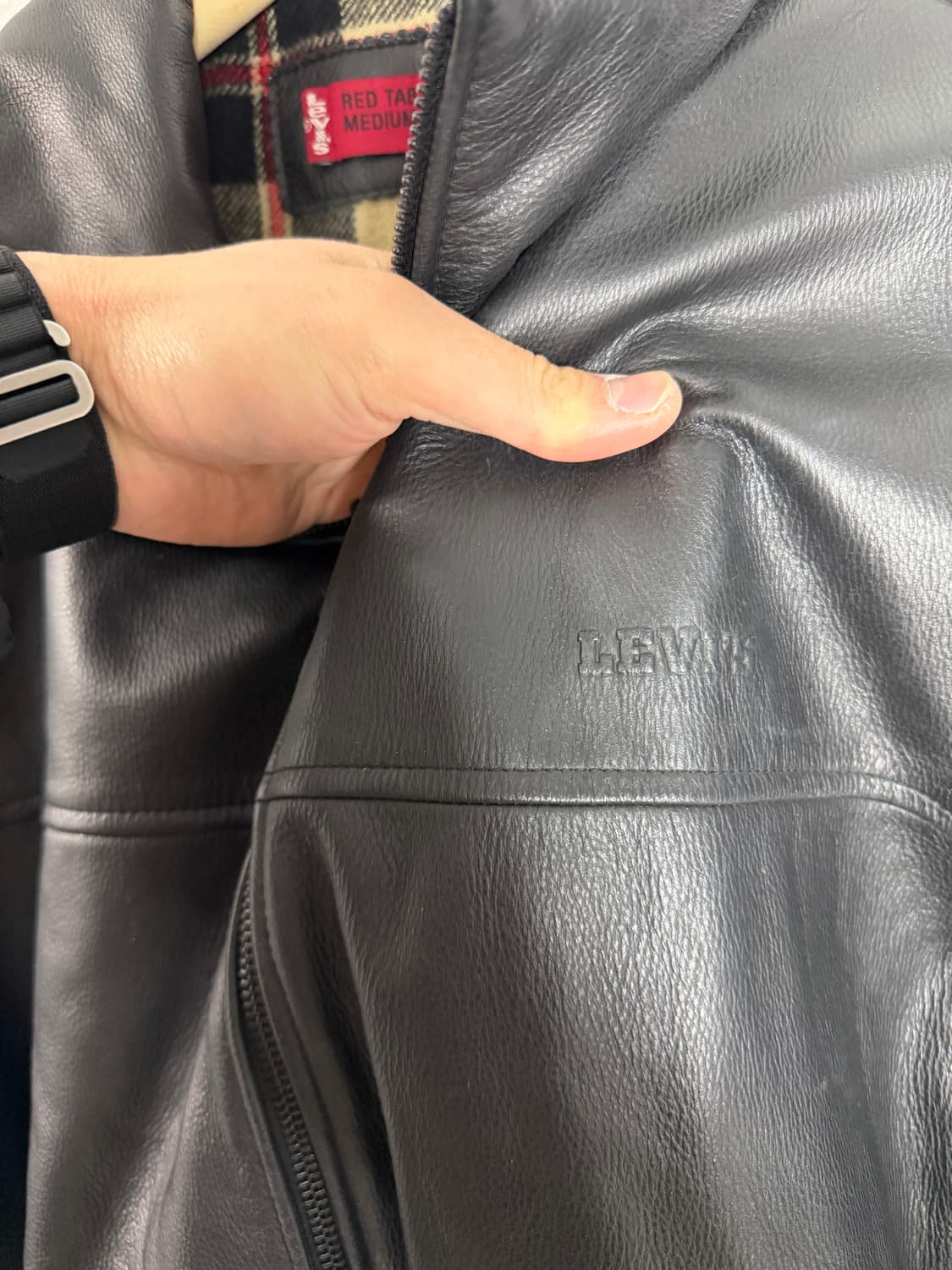 리바이스 가죽자켓 레더자켓  카우하이드 levis 상품이미지7