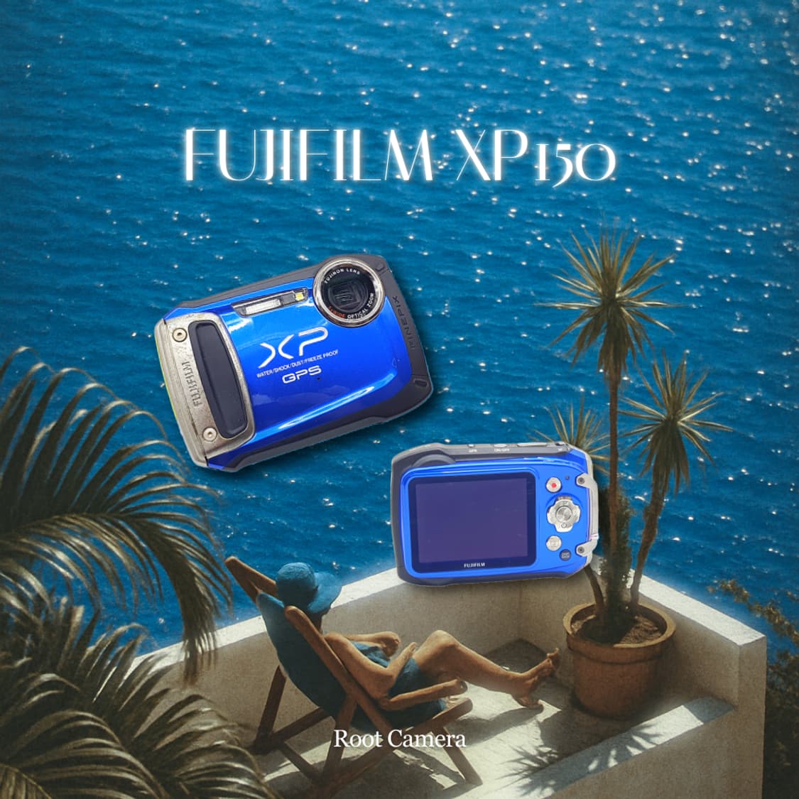 후지필름 XP150 박스  아쿠아블루메탈릭🌊 빈티지 디카 디지털카메라 상품이미지1