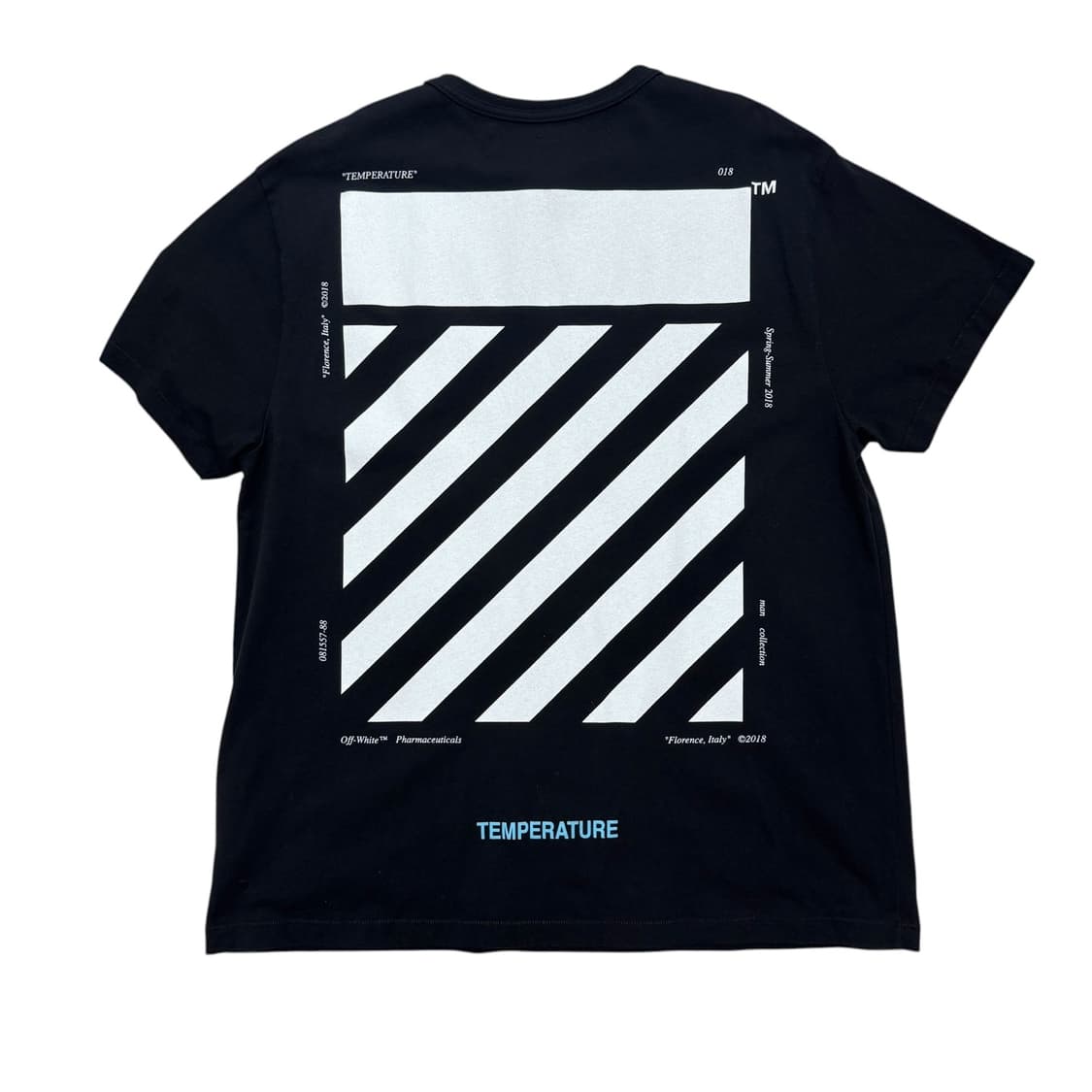 정품 오프화이트 18ss 템퍼레이처 반팔티셔츠 상품이미지2