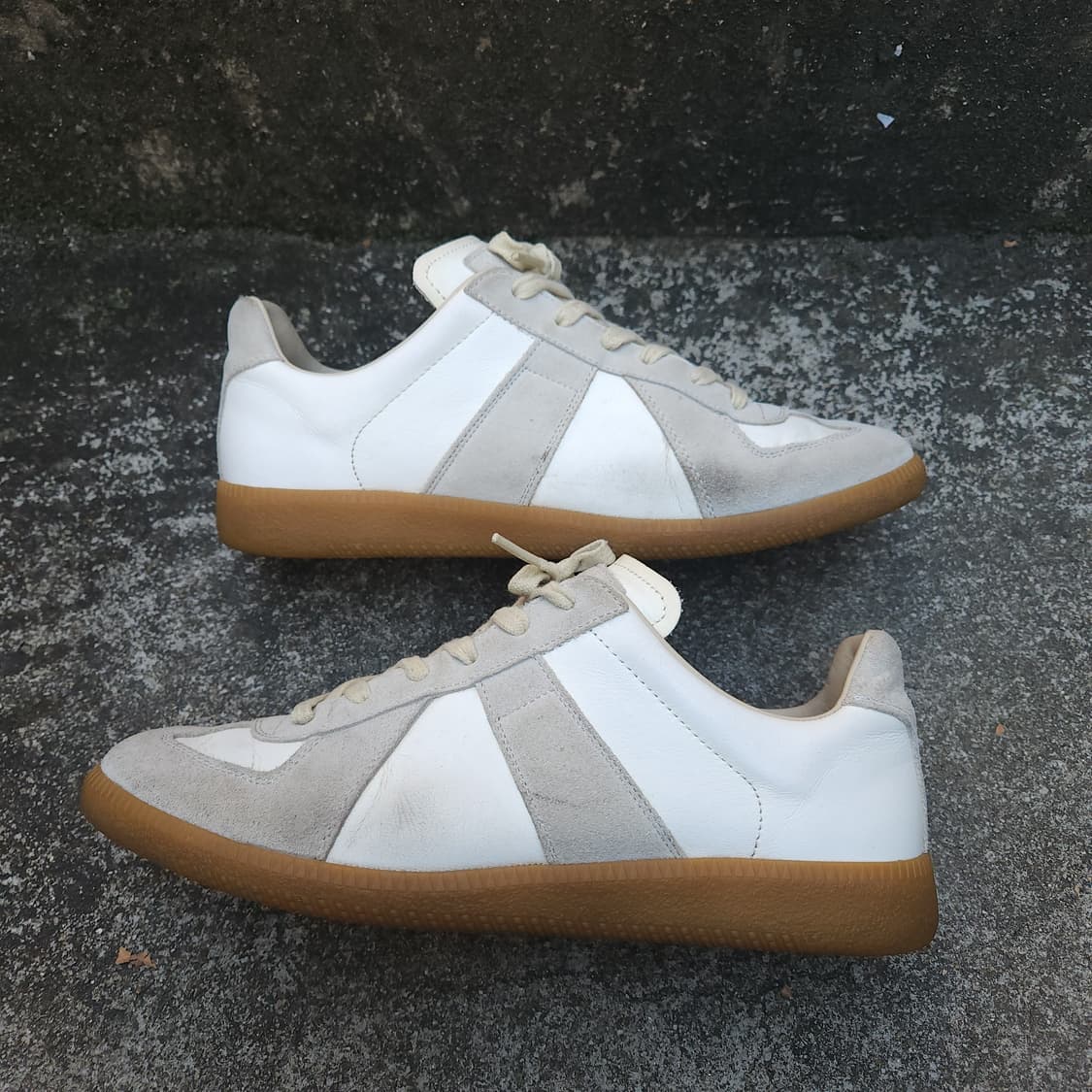 [40] 메종 마르지엘라 카프스킨 레플리카 스니커즈 화이트 상품이미지2