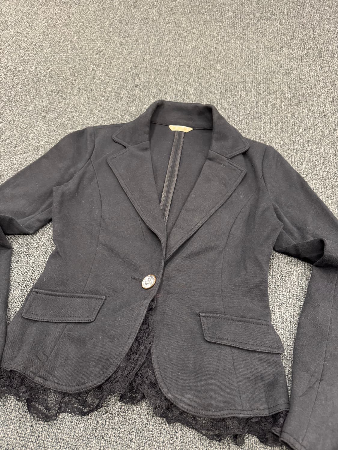 japanese vintage 여성 레이스 블레이저 자켓 상품이미지2