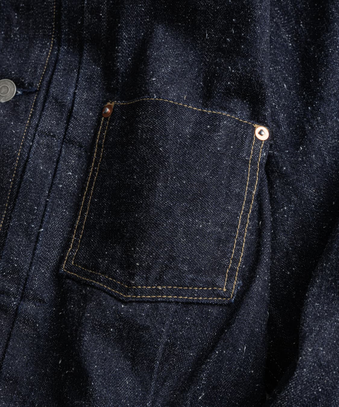 비헤비어 TYPE-1 SELVEDGE NEP DENIM JACKET 상품이미지5
