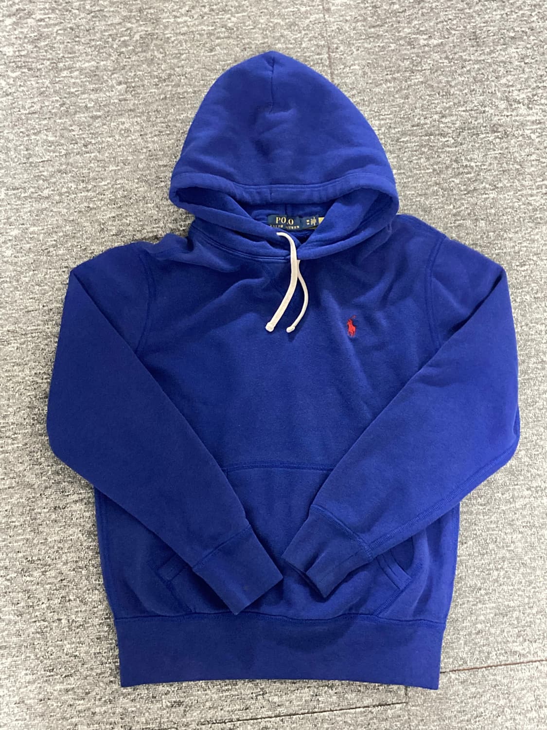 폴로 랄프로렌 블루 후드티 XS 상품이미지1