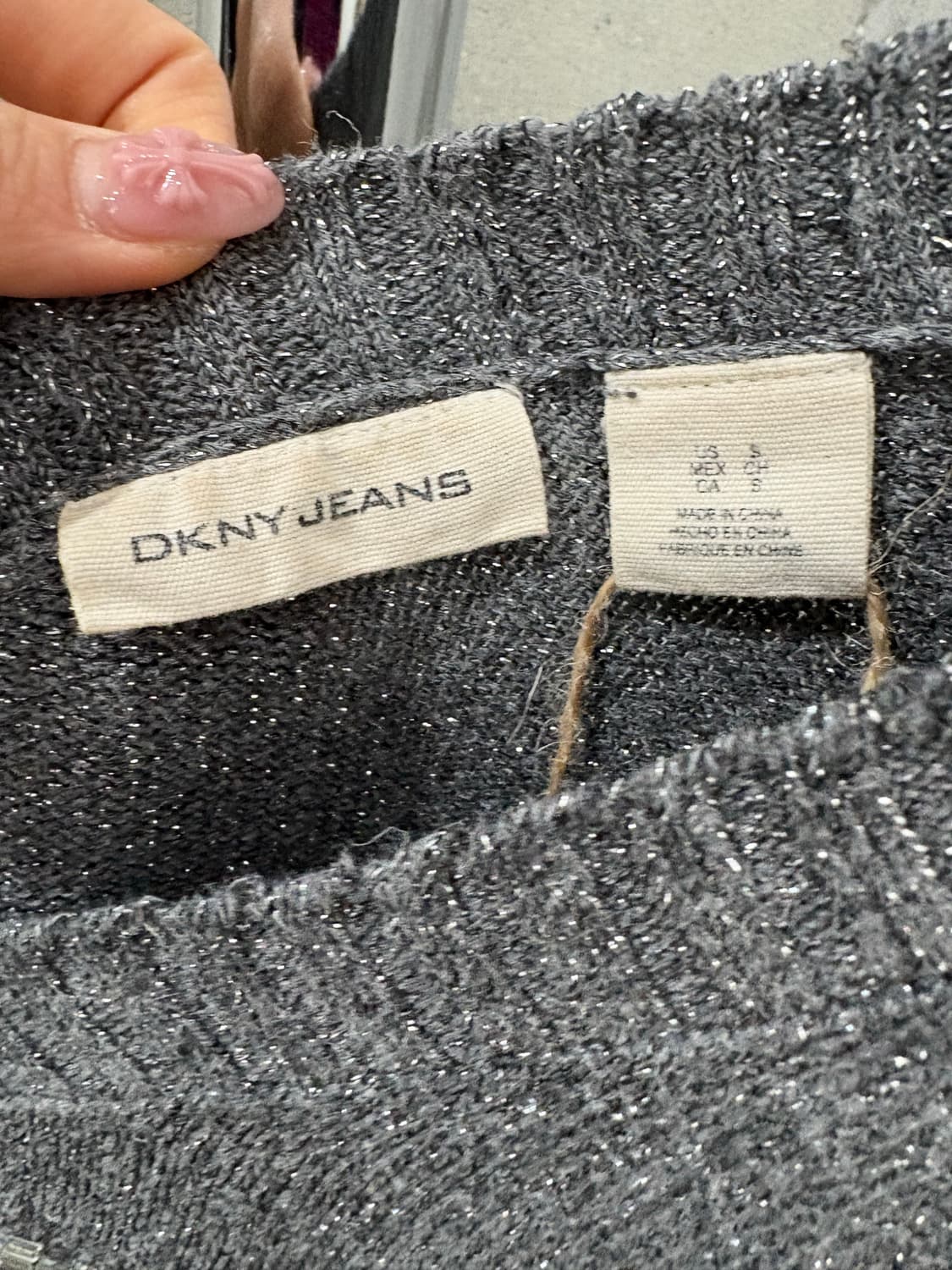 DKNY 글리터 라미 니트 상품이미지4