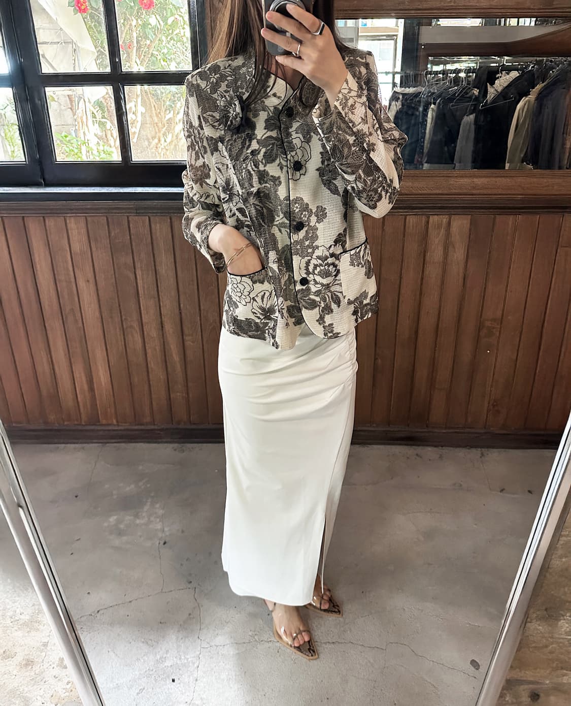 JPV floral jacquard jacket 상품이미지4