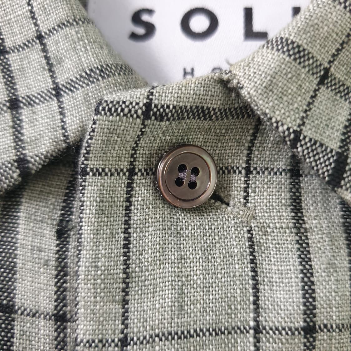 [무료배송] SOLID HOMME 체크 긴팔 셔츠 상품이미지4