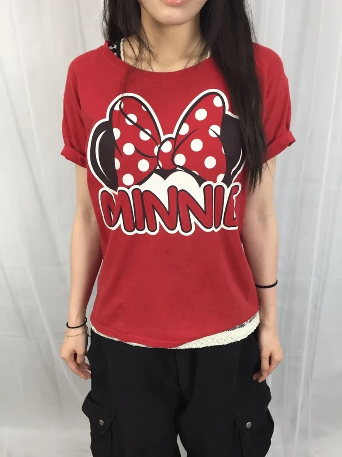 Disney Minnie Mouse Red Tee Kids 상품이미지3