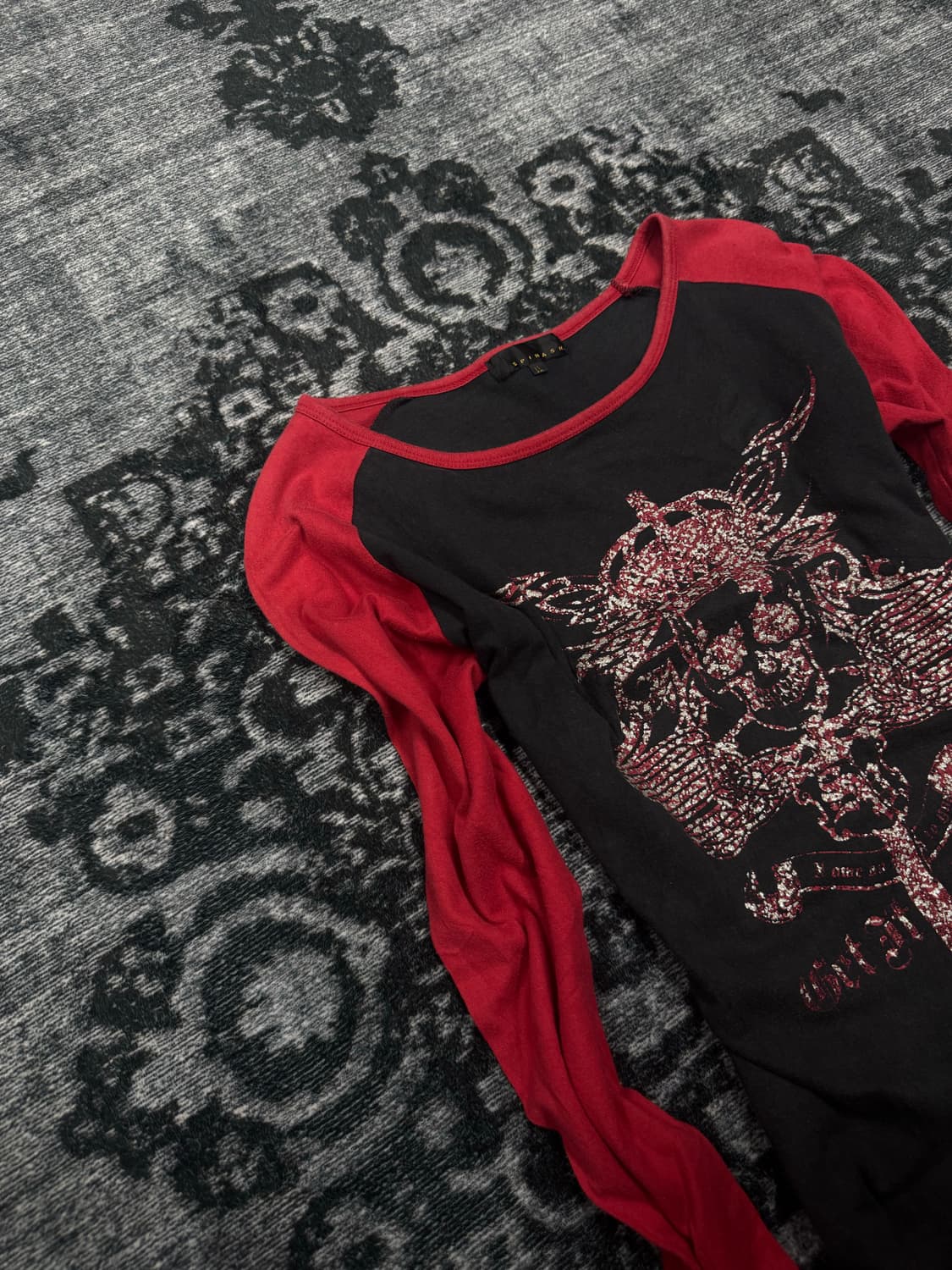 Spinash 00s y2k printing cut sew 상품이미지2