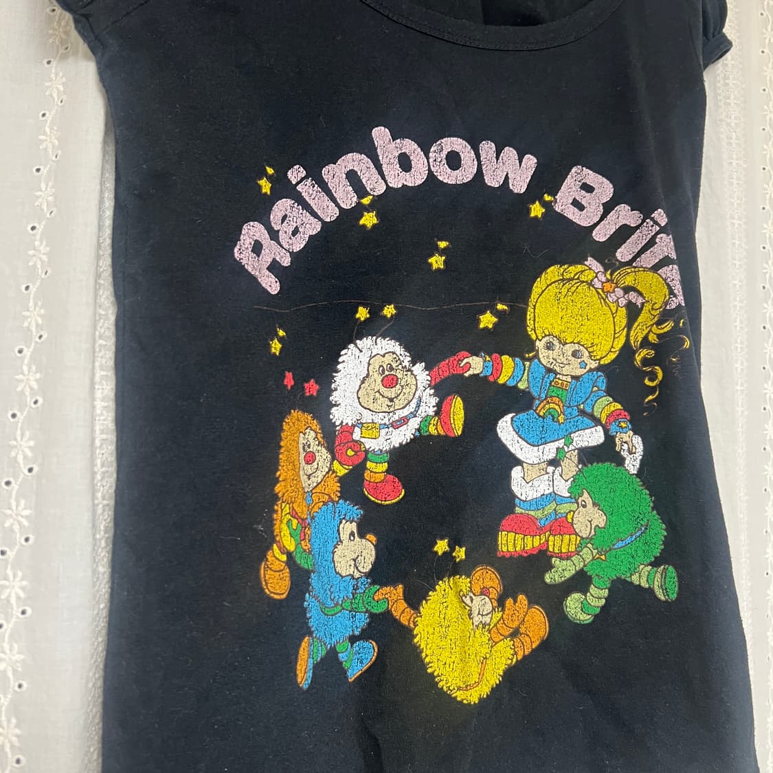 Rainbow Brite 레인보우브라이트 빈티지 캡소매 티셔츠 상품이미지2
