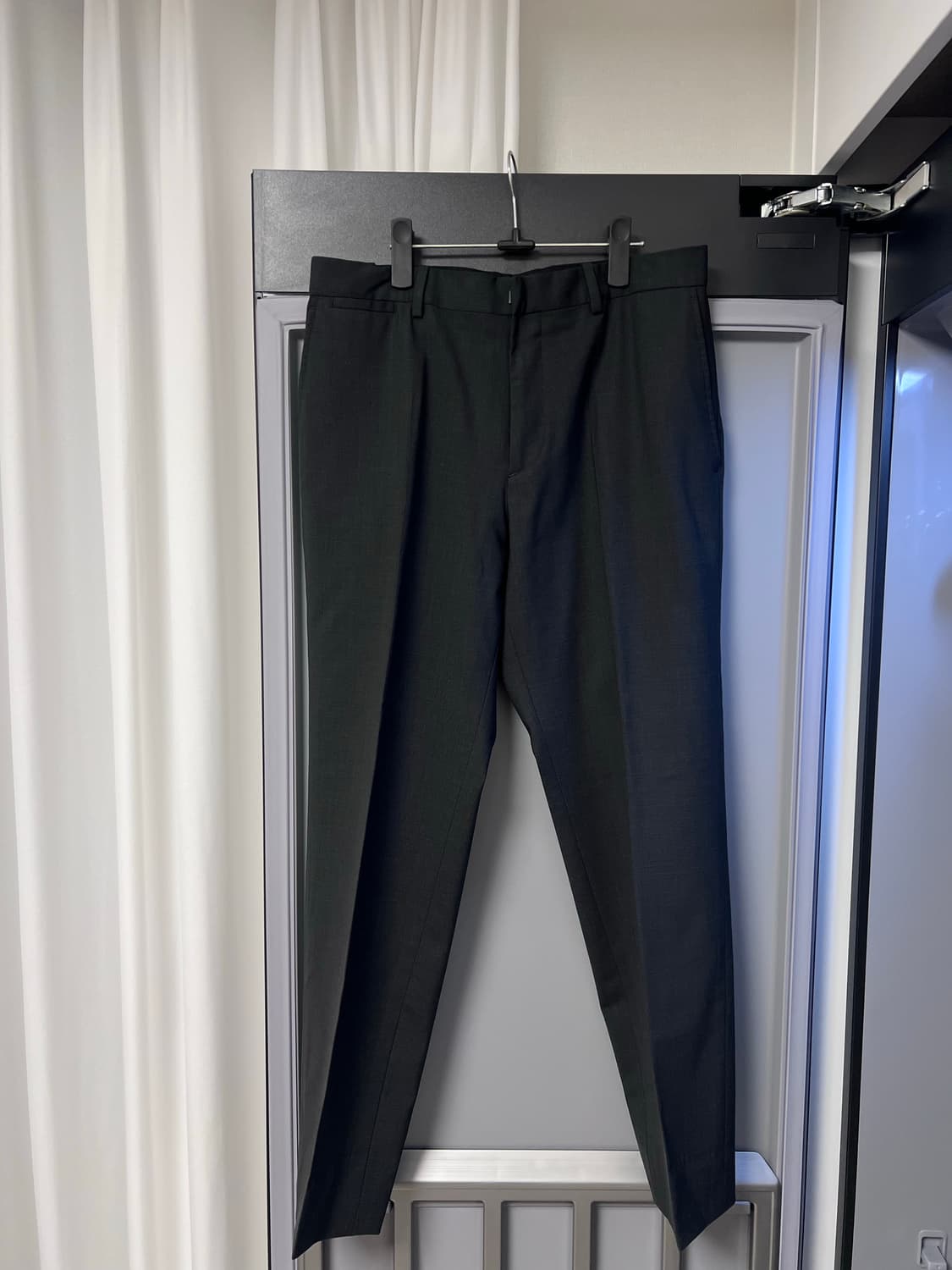 띠어리 뉴테일러 수트 셋업 정장 다크차콜 상품이미지2