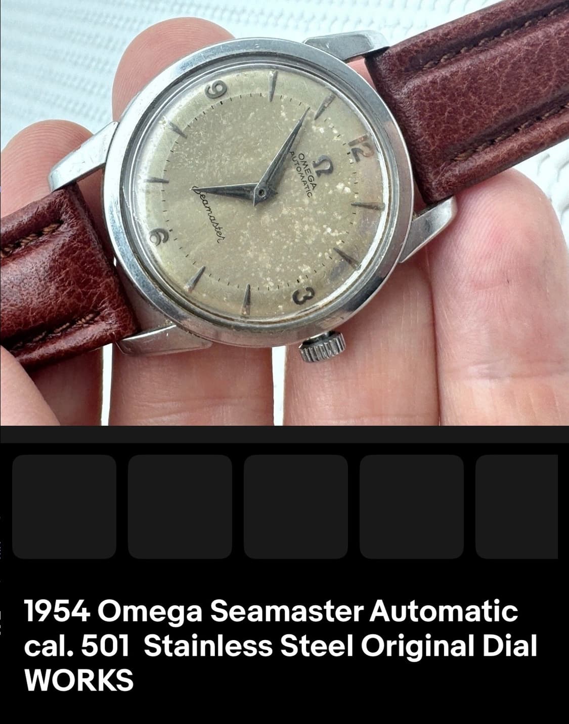 오메가 씨마스터 오토매틱 빈티지 시계 상품이미지4