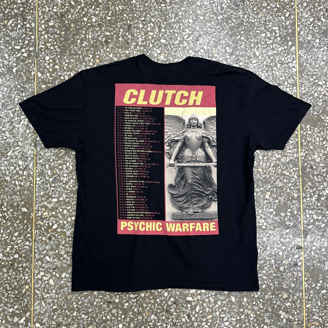 Cluth 밴드 티셔츠 XXL 상품이미지1