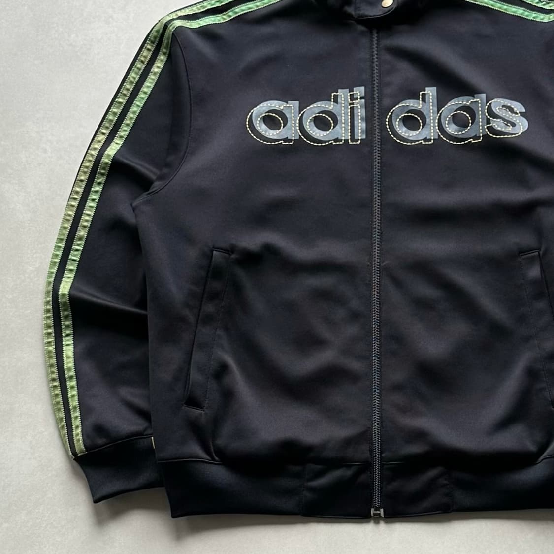 [L]아디다스 y2k 그린 블랙 트랙탑 져지 상품이미지3