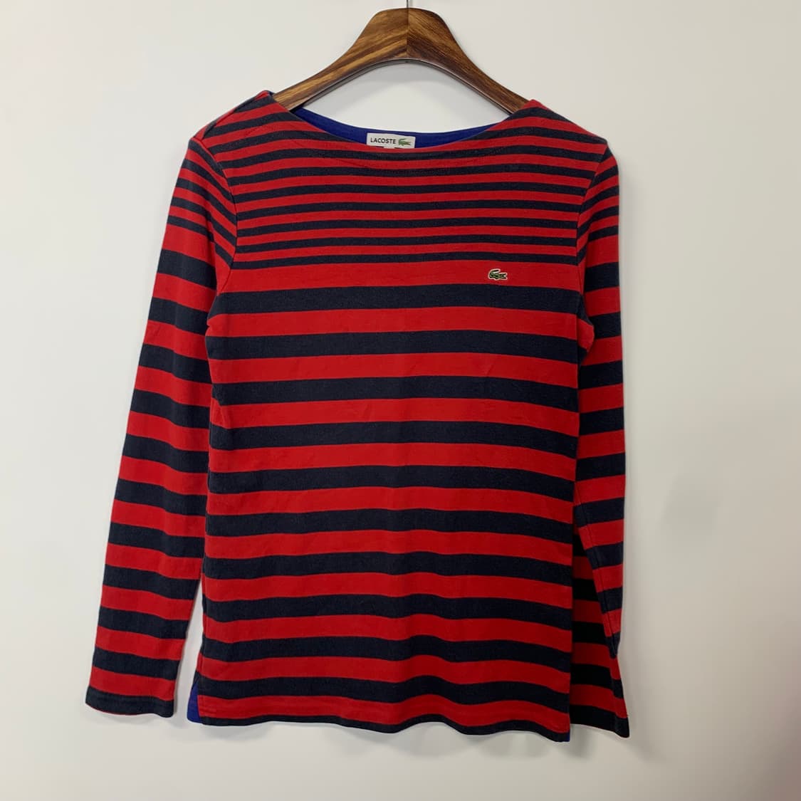 라코스테 단가라 롱슬리브 긴팔티 상품이미지2