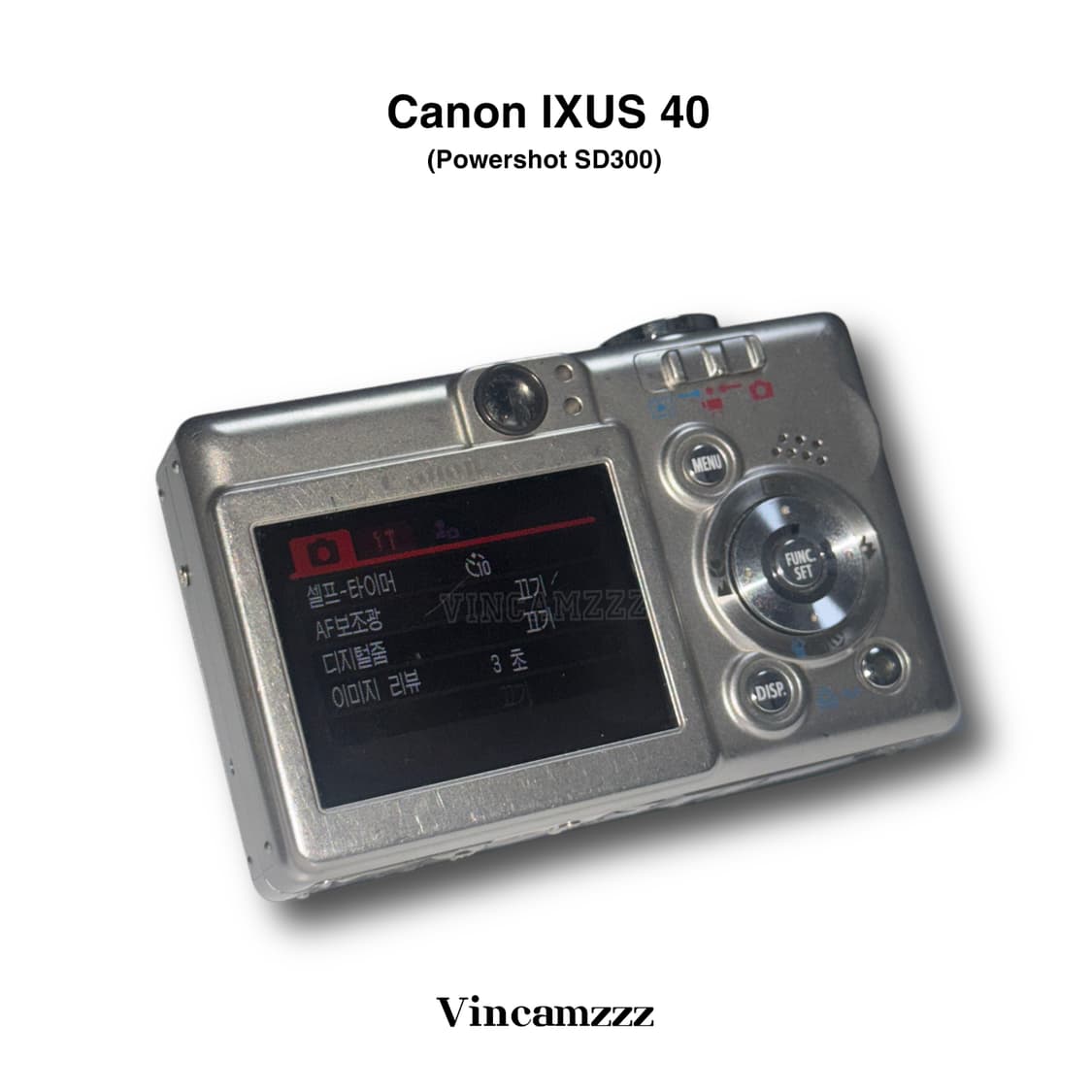 Canon 캐논 ixus 40 (SD300) 디지털 카메라 (한국어지원) 상품이미지2