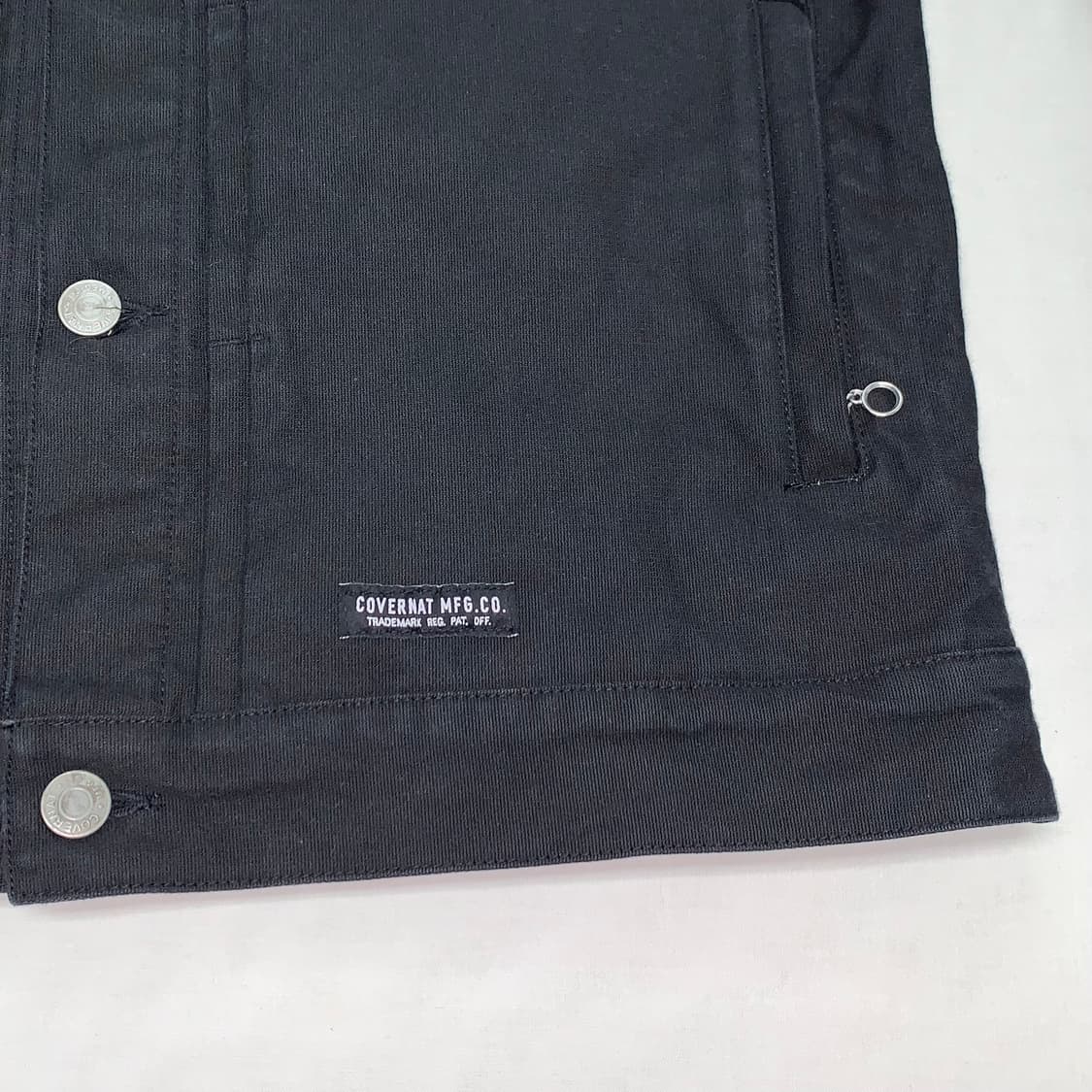 커버낫 블랙 트러커자켓 (L) 상품이미지4