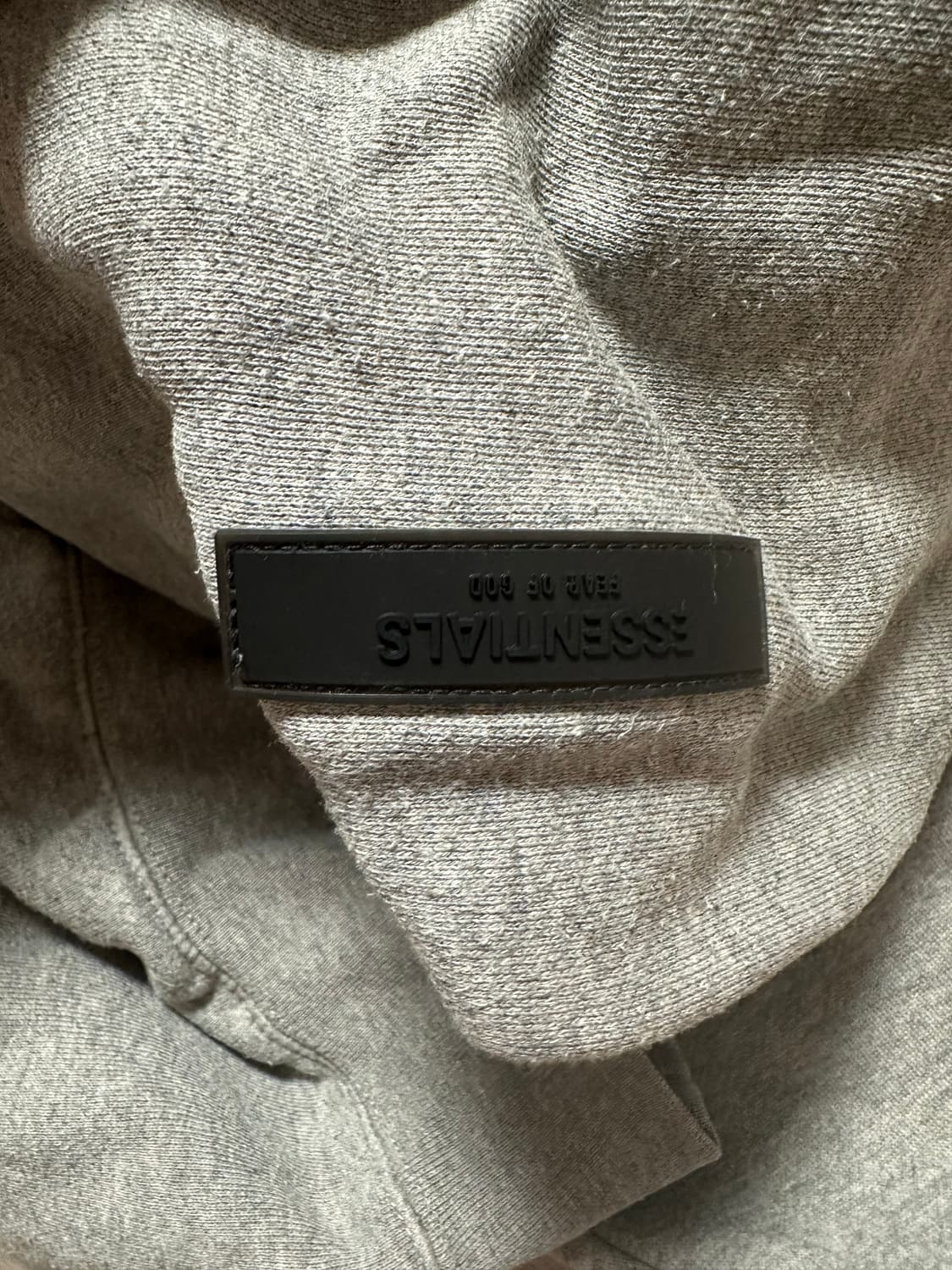 에센셜 플리스 후드 라이트 헤더 그레이 - 24FW 상품이미지4