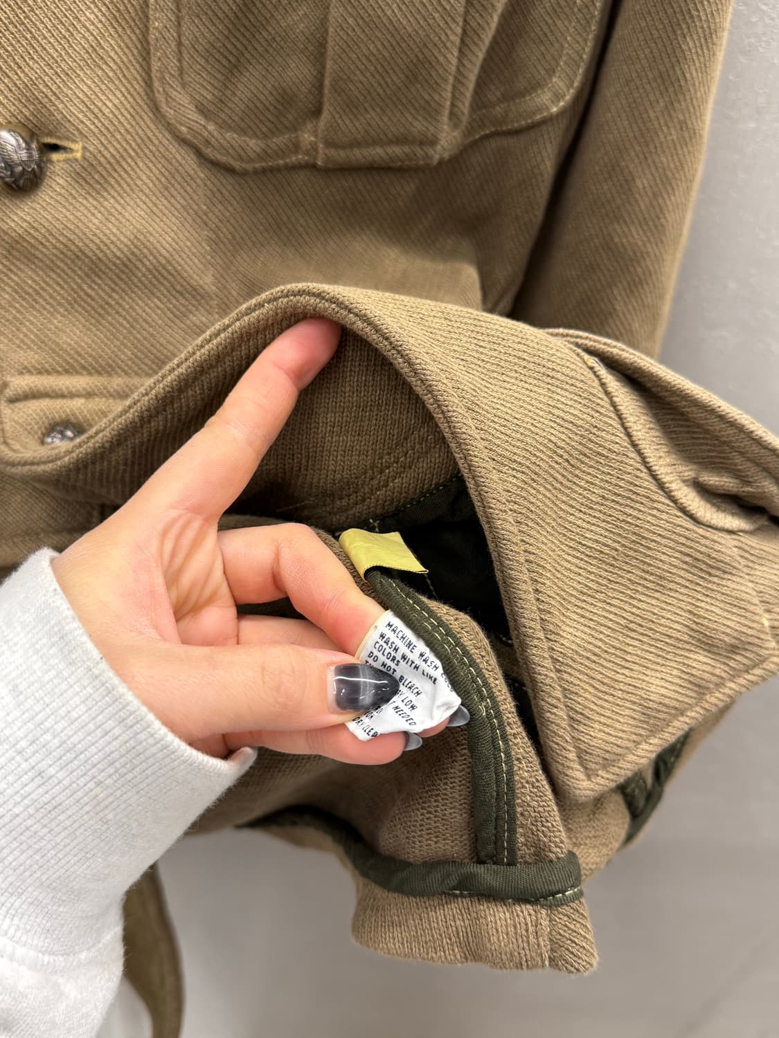 POLO 폴로 랄프로렌 테리 헤비코튼 밀리터리 자켓 S 상품이미지5