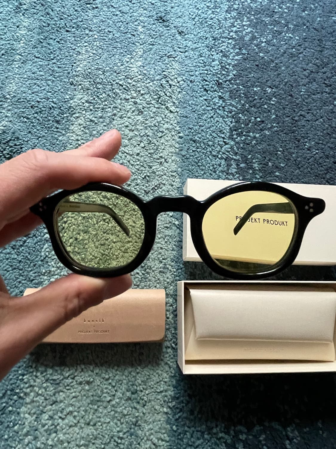 프로젝트프로덕트 x kunsik 안경테 블랙 상품이미지1
