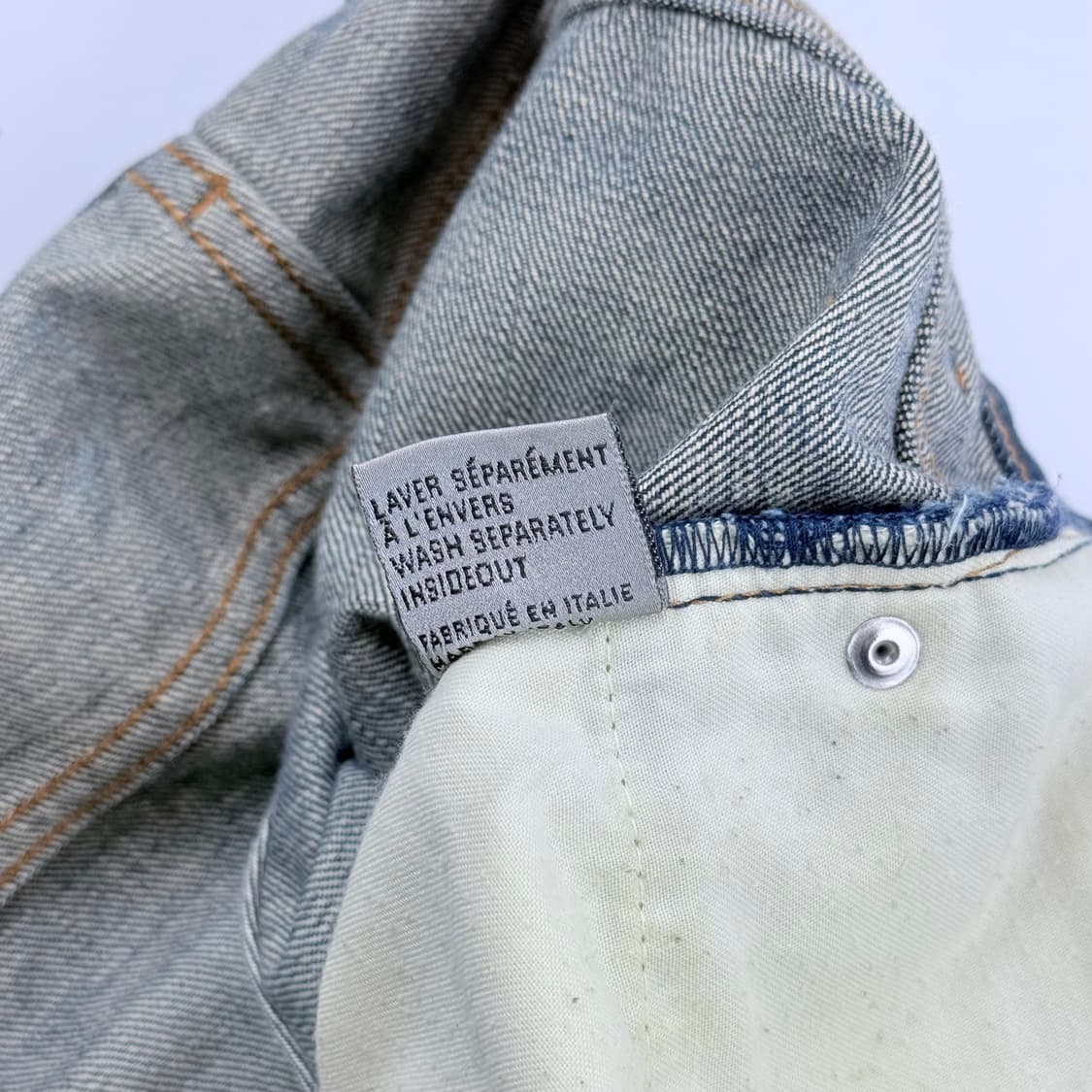 디올 00s 에디슬리먼 데님팬츠 상품이미지4