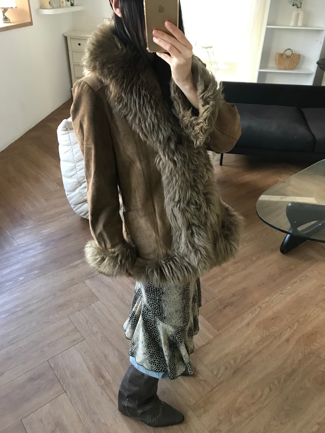 vintage shearling jacket 상품이미지1