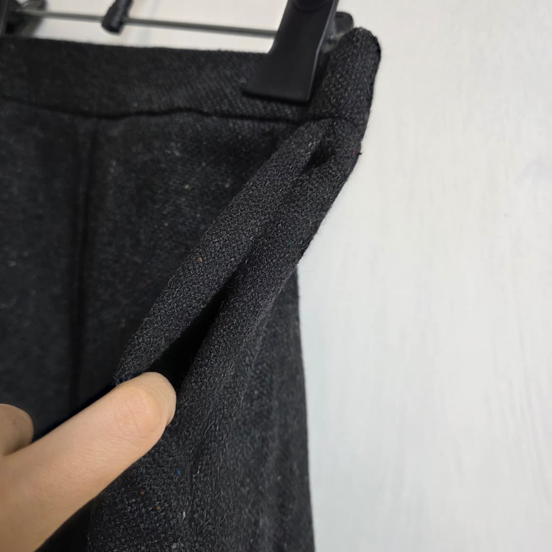 새생품) 유노이아 lene 울스커트 차콜 M 상품이미지10