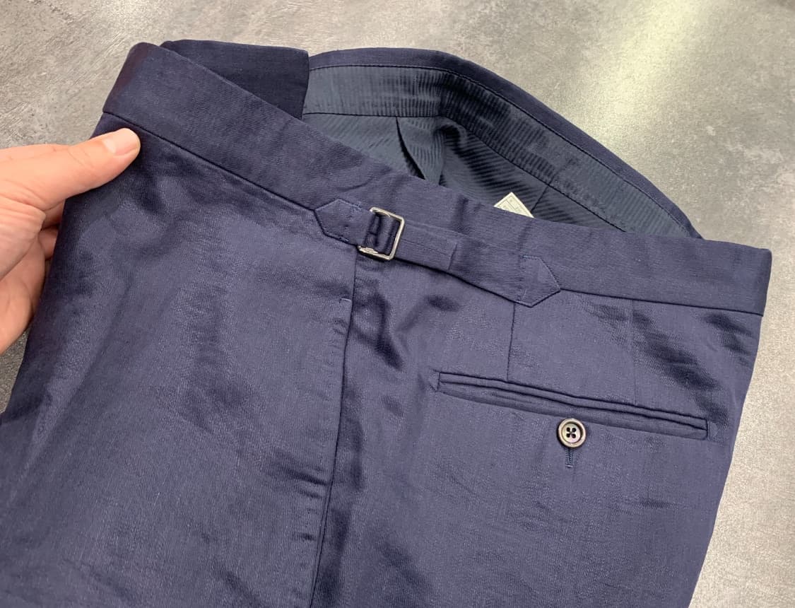 TOM FORD 톰 포드 사이드 어드저스트 트라우져(리넨)48 사이즈 상품이미지7