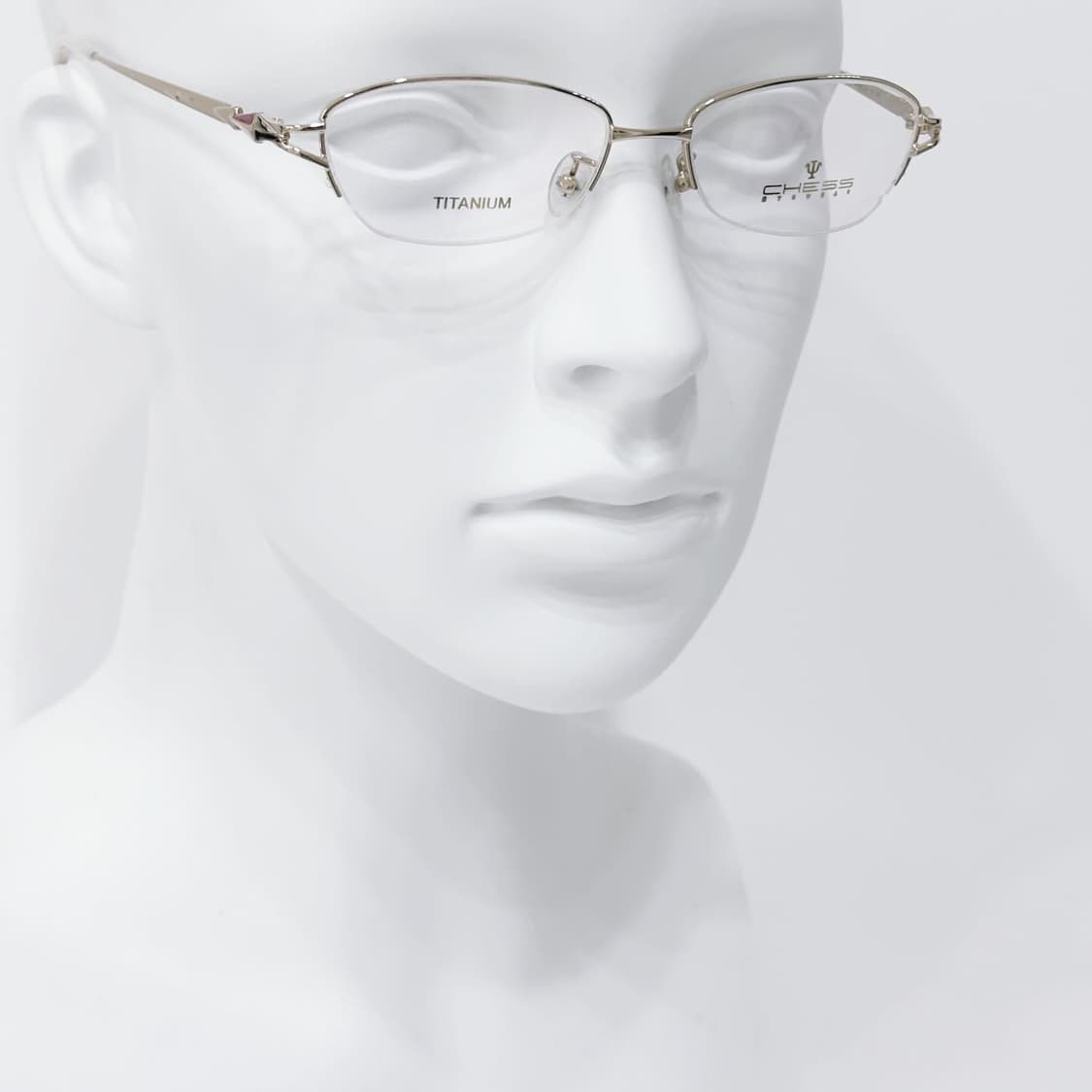 CHESS 골드 티타늄 반무테 데드스탁 빈티지안경 상품이미지5