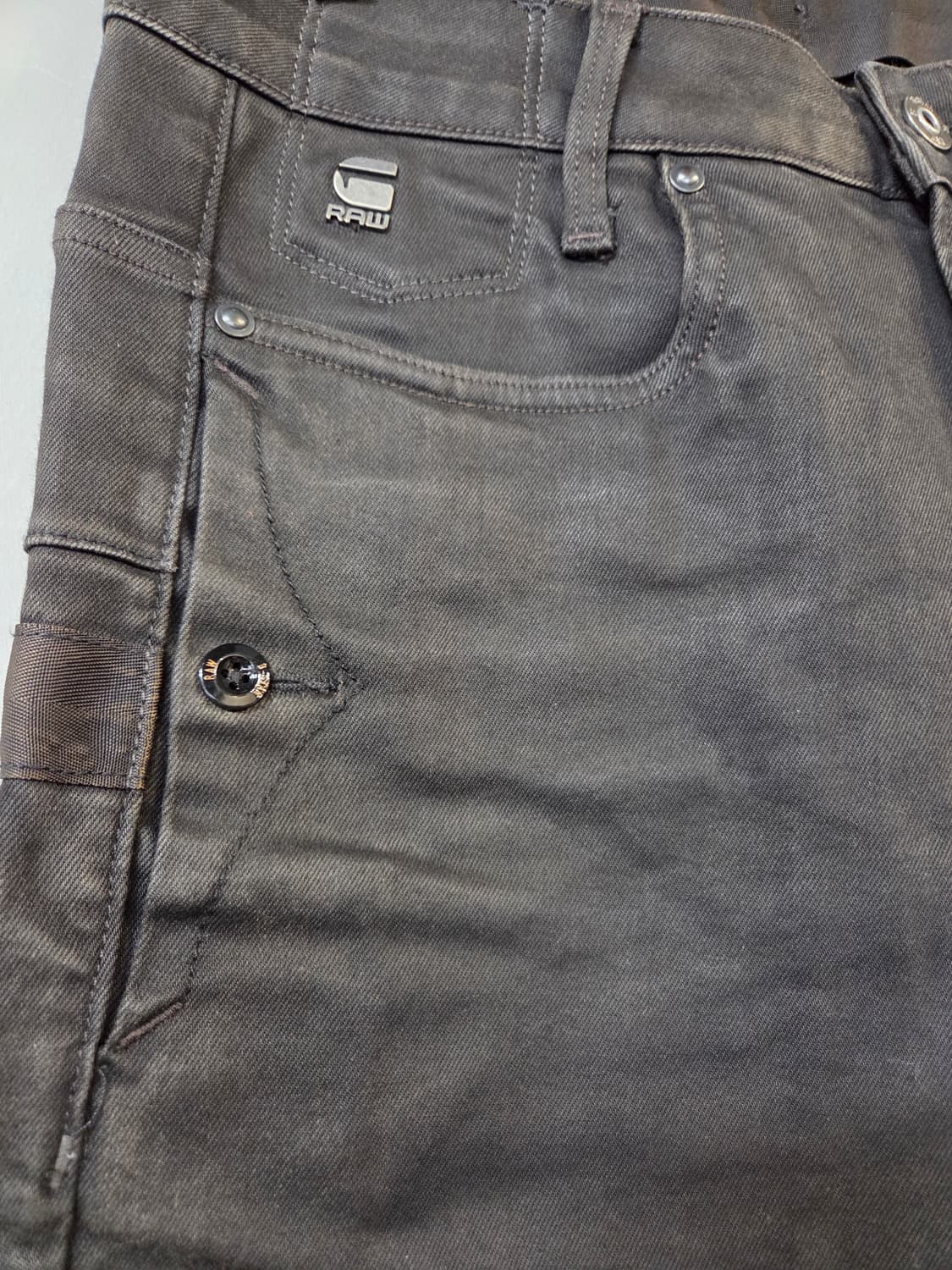 G-Star 블랙 데님 바지(W29/L30)스판/남여공용/디피용/택없음 상품이미지3