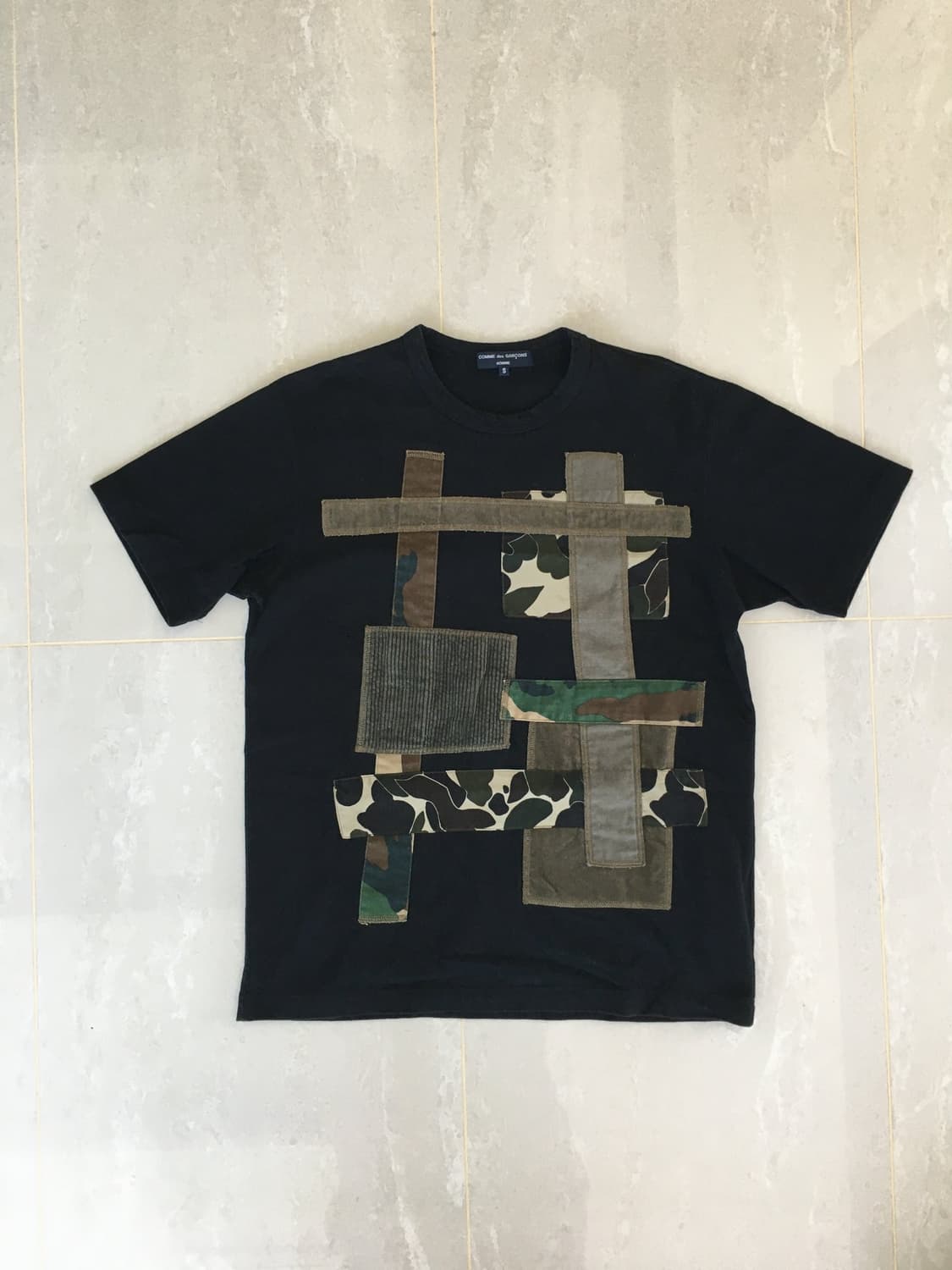 Comme des garcons homme camo patch tee 상품이미지3