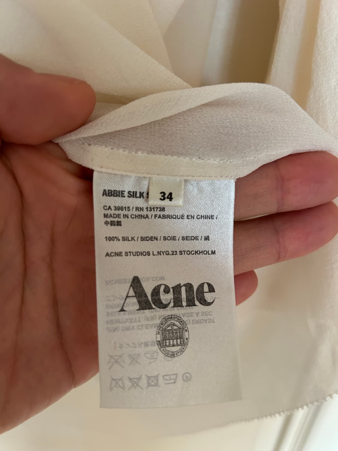 아크네 스튜디오 실크 블라우스 상품이미지7