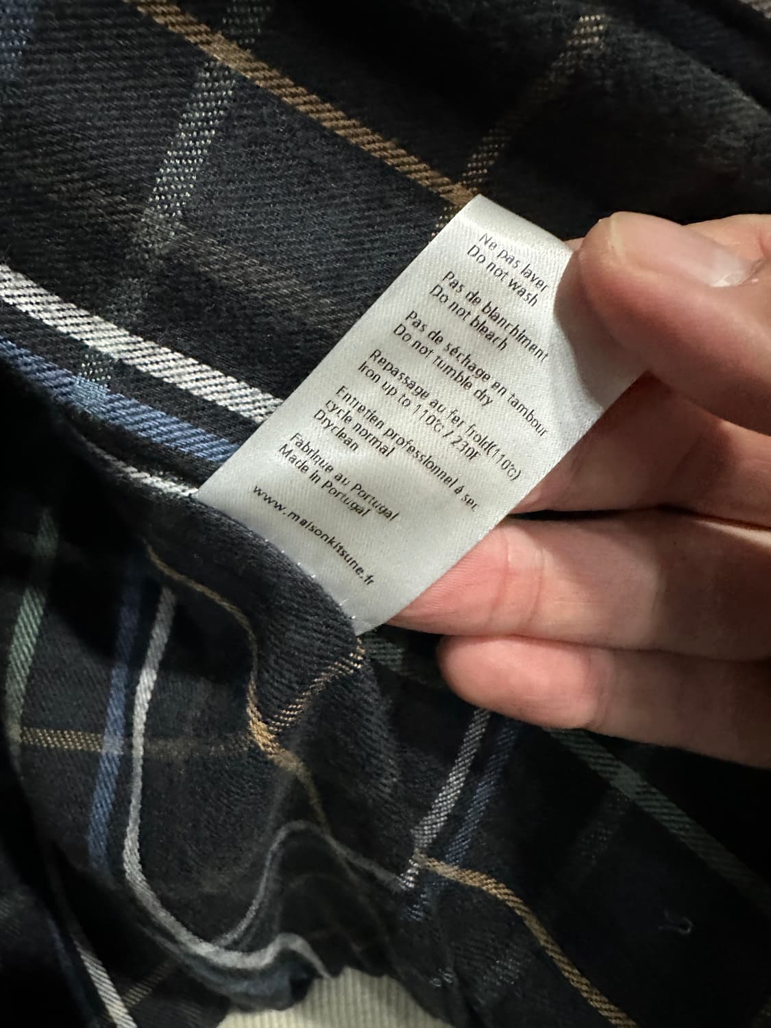 메종키츠네 국뽕 울자켓 M 상품이미지5