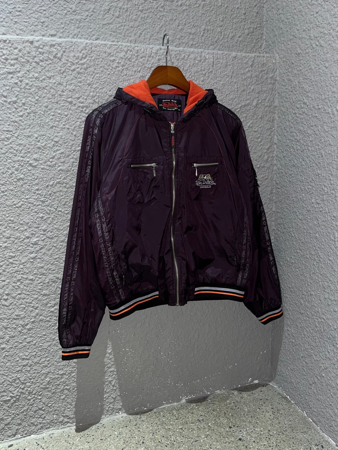 Von Dutch 본더치 배색 나일론 점퍼 상품이미지1